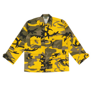 ☆ StngrYellowCamo ☆ サイズXL 長袖シャツ メンズ 通販 ロスコ ジャケット シャツジャケット 大きいサイズ ミリタリー ブランド 迷彩