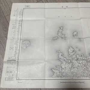 古地図 地形図 五万分之一 地理調査所 昭和29年応急修正 昭和32年発行 呼子 佐賀県