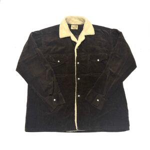 ビンテージ シャツ コーデュロイ ボア vintage shirt ブラウン Mサイズ