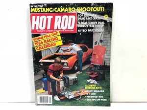 期間限定値下げ！クリックポスト可 【 80s 】 HOT ROD ホットロッド マガジン 1984 / ヴィンテージ 雑誌 本 / アメ車 マッスルカー / V19 8