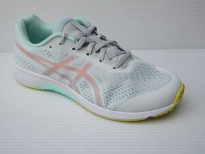 即決 21.0 asics ヒモ式 アシックス レーザービーム RH 1154A144 401 Lグレー/ピンク 子供 キッズ 女の子 スニーカー 通学 上履き