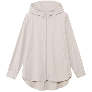 DANSKIN ダンスキン L サイズ ESSENTIAL FIT LONG JACKET DA322103 TH トープグレー [管理:1400002114]