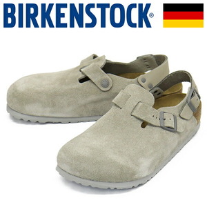 BIRKENSTOCK (ビルケンシュトック) 1028359 TOKIO トキオ スエードレザーサンダル STONE COIN レギュラー幅 BI365 41-約26.5cm