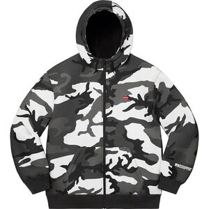 送料無料 L Supreme WINDSTOPPER Zip Up Hooded Sweatshirt Snow Camo GORE-TEX 20FW シュプリーム ゴアテックス パーカー スノーカモ