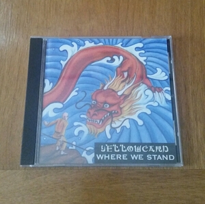 レア！YELLOWCARD イエローカード　WHERE WE STAND　PUNK パンク　メロコア