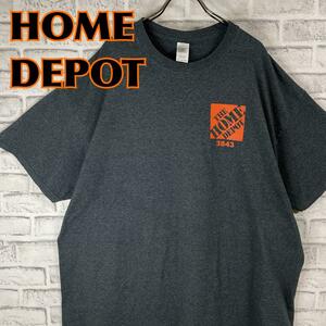 The Home Depot ホームデポ 両面デザイン Tシャツ 半袖 輸入品 春服 夏服 海外古着 会社 企業 建材 リフォーム 住宅 建設 施工