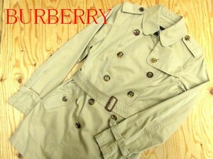 ★バーバリー Burberry★レディース ショートトレンチコート ベージュ サイズ36★R60630042A