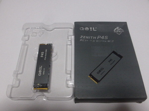 GeIL SSD P4S 7450MB/S M.2 NVMe Type2280 Gen 4.0x4 2000GB(2TB) 電源投入回数111回 使用時間192時間 正常100% 中古品です