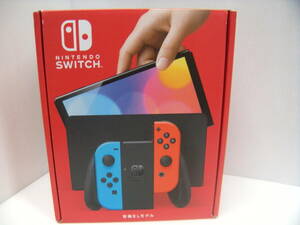 585 Nintendo Switch 有機ELモデル ネオンレッド ニンテンドースイッチ ゲーム機 