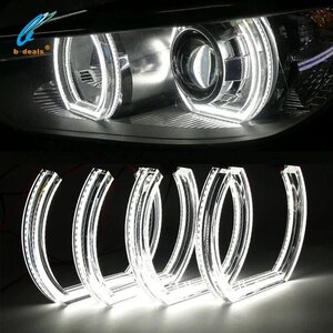 LEEPEE DRLオートBMW E90 E92 E93 F30 F35 E60 E53 マーカーライト カスタム 高品質 LED 天使の目 車 昼間 ランニングライト