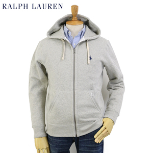 新品 アウトレット b1145 XL ジップアップスウェットパーカー ワンポイント フーディー 無地 polo ralph lauren ポロ ラルフ ローレン