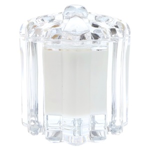 CHROME HEARTS クロムハーツ SCENTED CANDLE アロマキャンドル ガラス クリア ■