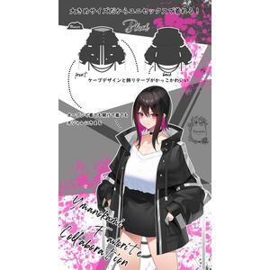 Favoriteオリジナル やまのかみさんデザイン ジャケット ユニセックス モノトーン クールジャケット 新品 未開封 フリーサイズ