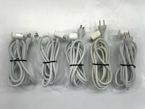 1円スタート！！ 【未検査品】Apple 電源アダプタ延長ケーブル 5個セット [Etc]