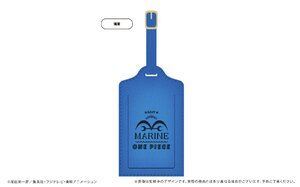 【新品/公式】ONE PIECE レザーラゲッジタグ 海軍 公式グッズ colleize