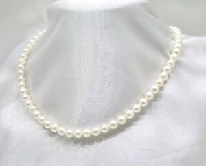 1円～◆MIKIMOTO◆ミキモト ヴィンテージ SIL パール 5.4mm～5.9mm ネックレス 総重量約19.2g 全長約40cm 長期保管品