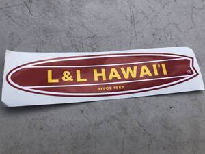 L&Lhawaii SurfBoard バンパーステッカーUSDM ハワイ仕様 US仕様 v2 fishTail 