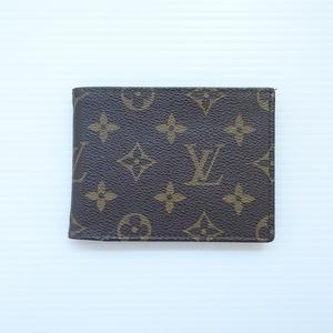 #apzw ルイ ヴィトン LOUIS VUITTON 二つ折り財布 茶 モノグラム 札入れ フランス製 ユニセックス [825410]