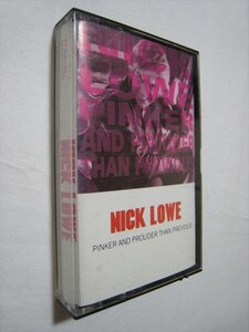 【カセットテープ】 NICK LOWE / PINKER AND PROUDER THAN PREVIOUS US版 ニック・ロウ ピンカー・アンド・プラウダ－・ザン・プレヴィアス