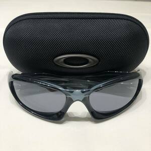 OAKLEY オークリー スポーツサングラス クリアブルー メガネ 眼鏡 アイウェア 05-012 60□20 USA製 サイクリング モンスタードッグ