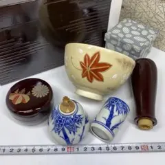 ☆茶3  茶箱入　茶器セット　タトチ　東さ6-0920⑤