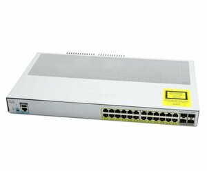 【JUNK】Cisco Catalyst WS-C2960L-24PS-LL V01 24ポート1000BASE-T IEEE802.3at PoE+給電対応 4ポートSFPスロット Ver.15.2(6)E