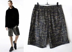 定価2万 SOPHNET. 18S/S LIGHT WEIGHT POLYESTER EASY SHORTS S ソフネット ナイロン 迷彩 ショーツ カモフラ タイガーカモ ※レタパ可