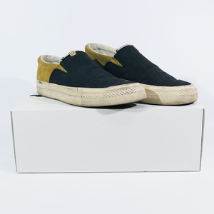 VISVIM ビズビム スニーカー 14SS SKAGWAY SLIP-ON 0114301001001 ヴィズヴィム スカグウェイ スリッポン ネイビー シューズ Juk