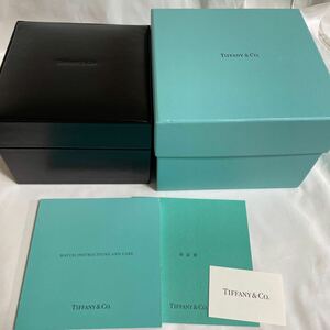 ティファニー 空箱 ボックス ウォッチケース　時計用　BOX 空き箱　説明書　保証書　TIFFANY&CO. 時計用　時計収納　②