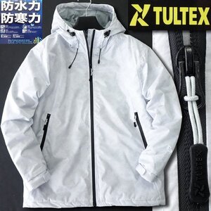 新品 タルテックス 防水 防風 高機能 中綿 ブルゾン L 白 【2-4531_1】 TULTEX ジャケット 全天候 高密度 秋冬 耐水圧5,000mmH2O 撥水