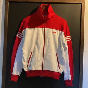 ビンテージ ヴィンテージ アディダス adidas トラックジャケット トラックトップ ジャージ トレフォイル 80s 80年代 日本製 デサント