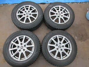 EuRo Speed15インチアルミホイルタイヤ4本 15×6J ET45 PCD114.3 オートバックスNorth Trek N3i 195/65R15