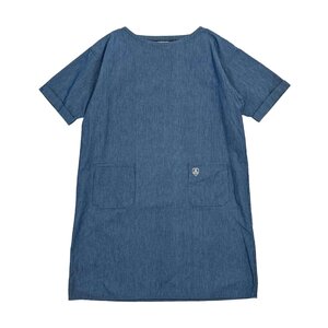 BEAMS40周年記念◆ORCIVAL オーシバル × BEAMS ビームス 半袖 シャンブレー ワンピース スモック シャツ /オーチバル/日本製/(株)ボーイズ