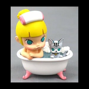 フィギュア　Bubble-Bath Time　POPMART MOLLY のんびりな1日 シリーズ　ポップマート　ミニチュア　マスコット　お風呂　入浴