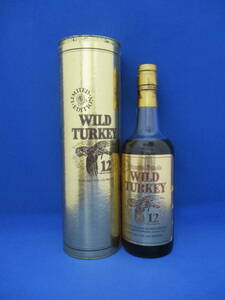 未開栓 WILD TURKEY ワイルドターキー 12年 ゴールドラベル リミテッドエディション ウイスキー 750ml 50.5% 箱付 【4470】