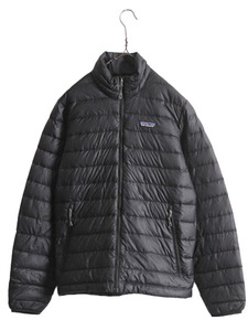 14年製 パタゴニア ダウン セーター メンズ XS Patagonia ジャケット ナイロン ハイネック ブルゾン フルジップ パッカブル アウトドア 黒