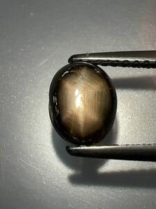 「ジャンク品」ブラックスターサファイアルース　1.5ct KS100-12