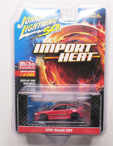 ☆ JOHNNY LIGHTNING 50th YEARS IMPORT HEAT 1990 HONDA CRX ジョニーライトニング　ホンダ　CR-X