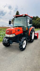 クボタ トラクターKL340H キングウェル ハイスピード 34馬力 エアコンキャビン 4WD PTO 逆転 自動水平 倍速 ー埼玉県ー