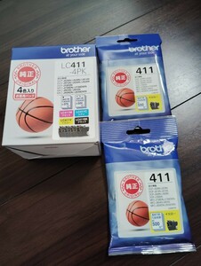 ブラザー純正品 LC411-4PK +LC411Y（2個）