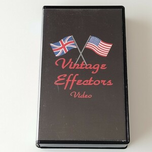 【VHS/】ビンテージ・エフェクター(VIDEO-006)ゾナインターメディア/MXR/BOSS/UNIBOX/VOX/DALLAS/MAESTRO/VINTAGE EFFECTORS/ヴィンテージ