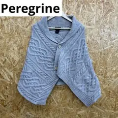 Y231213-19 Peregrine ニットポンチョ サイズ未記載