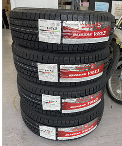 新品 BRIDGESTONE BLIZZAK VRX3 16インチ タイヤ４本 185/60R16 86Q 2023年(31.41.48週) ブリヂストン ブリザック スタッドレス 札幌市