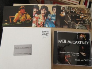 aa/限定CD-BOX/Paul McCartney(ビートルズ)/ポスカ2枚付/Liver～