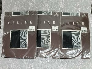 CELINE★新品未開封ストッキング3枚セット　ブラック　Mサイズ 6134 00