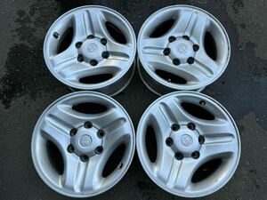 トヨタ ランクル プラド 純正ホイール　16×7Ｊ　ET+15　6穴　ＰＣＤ139.7　ハブ径約105Φ