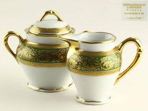 洋食器　BERNARDAUD LIMOGES　ベルナルド リモージュ　VENDOME　ミルクポット　シュガーポット　G0402