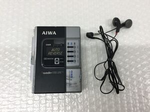 D837-60-M　AIWA アイワ　HS-P10 カセットプレーヤー　CassetteBoy カセットボーイ　ブラック×シルバー、イヤホン付属　レターパック