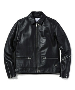 CRIMIE SINGLE RIDERS LEATHER JACKET XL BLACK COW LEATHER CR01-01K5-JK57 クライミー シングル ライダース レザー ブラック 牛革