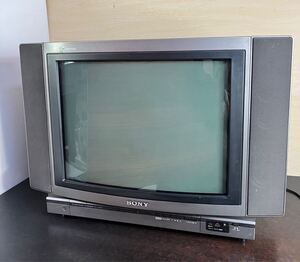 SONY ソニー トリニトロン ブラウン管テレビ KV-21 KV-21SR5 1985年製 ジャンク品 レトロ レア ビンテージ 昭和 希少 ヴィンテージ テレビ